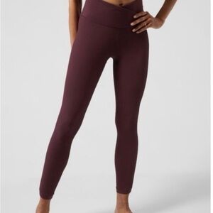 Athleta Deep Plum Athletic Leggings